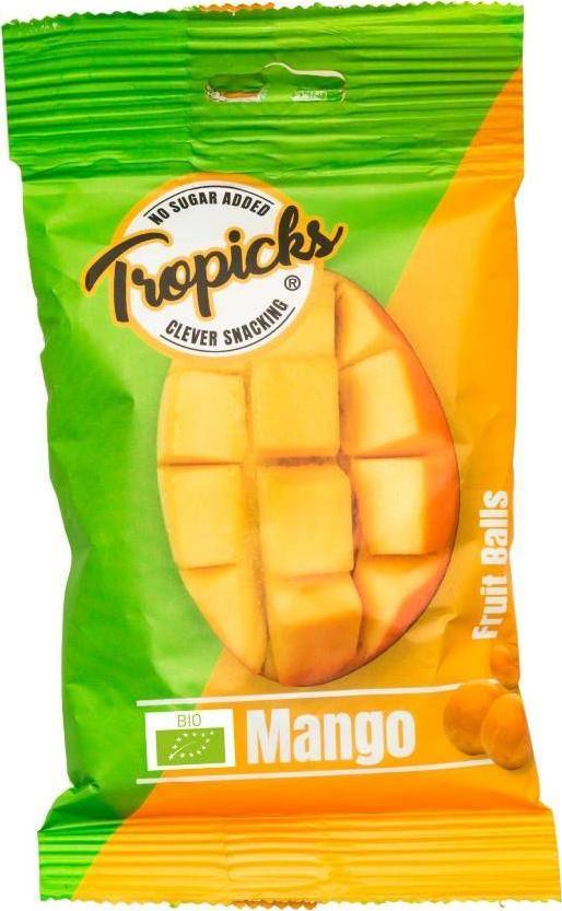 Tropicks Kulki 100% mango Tropicks BIO, 50g 1