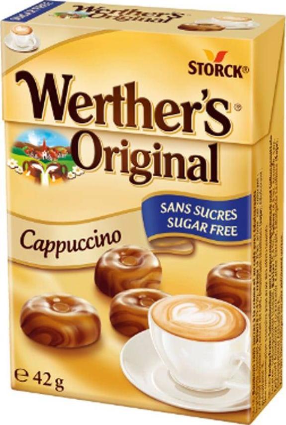 Werthers Orignal Karmelki o smaku cappucino bez cukru Werthers Original, 42g 1