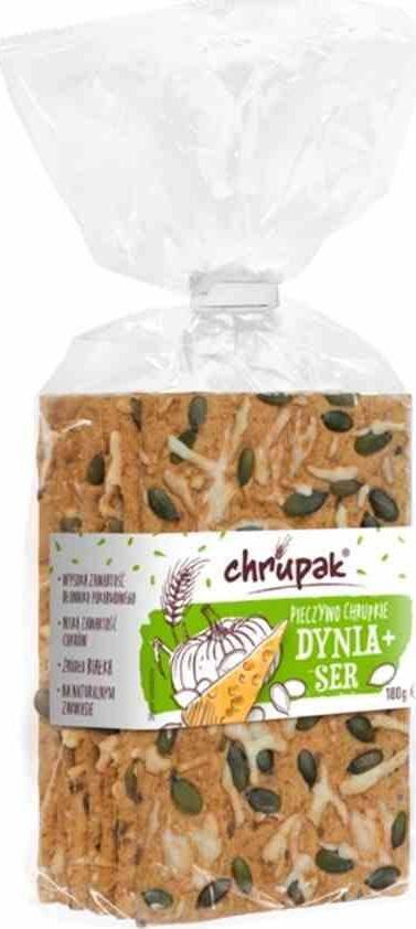 Chrupak Pieczywo Chrupkie Dynia + Ser Chrupak, 180g 1