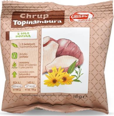 Crispy Natural Topinambur z solą morską 18g CRISPY 1