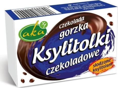 AKA Ksylitolki dropsy czekoladowe z czekolady gorzkiej 33g b/c AKA 1