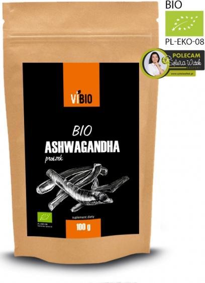 VIBIO BIO Ashwaganda proszek 100g 1