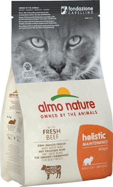 Almo Nature Adult z wołowiną i ryżem dla kota 400g 1