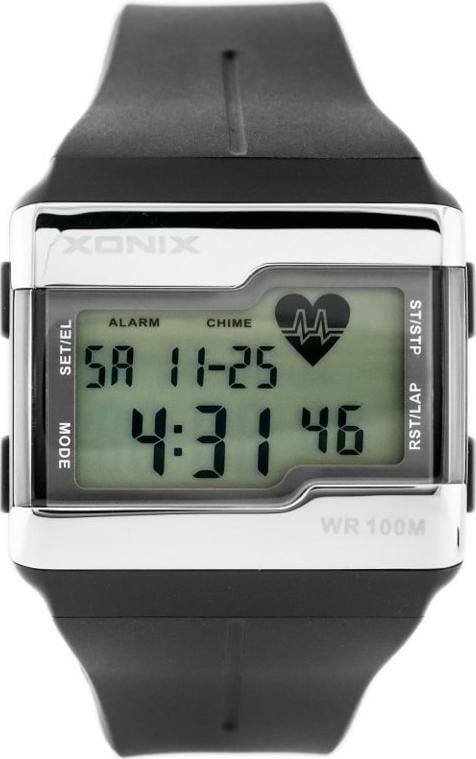 Zegarek sportowy Xonix Xonix ZEGAREK MĘSKI XONIX HRM1-006 - PULSOMETR (zk038a) 1