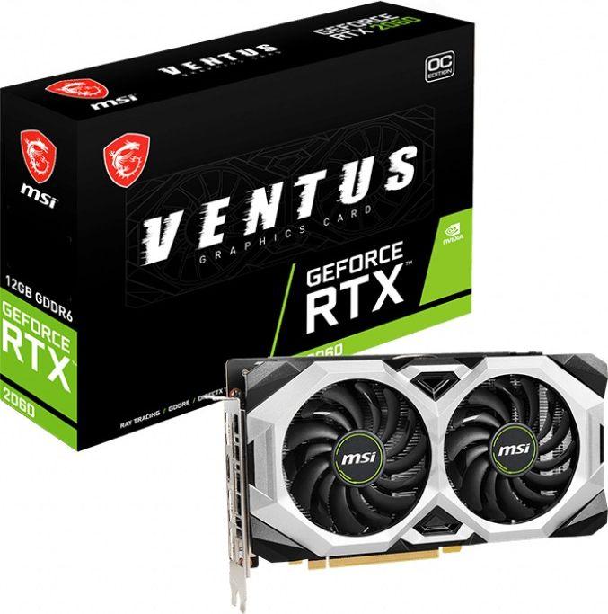 Karta graficzna MSI GeForce RTX 2060 Ventus 12GB GDDR6 (RTX 2060 VENTUS GP) 1