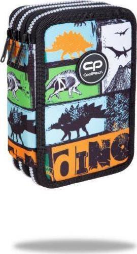 Piórnik Patio Piórnik potrójny z wyposażeniem Jumper 3 Jurassic E67604 CoolPack 1