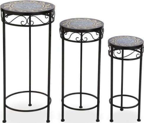 Bigbuy Home Stojak na doniczki Metal (30 x 69 cm) (3 pcs) 1