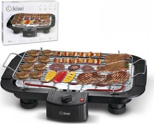 Grill elektryczny Kiwi Płyta do Grillowania Kiwi KG-5801 2000W (38 x 22 cm) Czarny 1