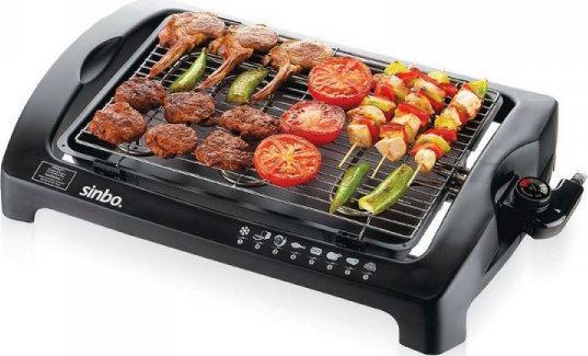 Grill elektryczny Bigbuy Home Płyta Kuchenna SBG-7102 Elektryczna 2000 W (46 x 27 cm) 1