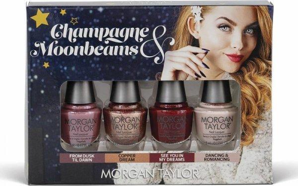 morgan taylor lakier do paznokci Morgan Taylor Champagne & Moonbeams (4 pcs) 1