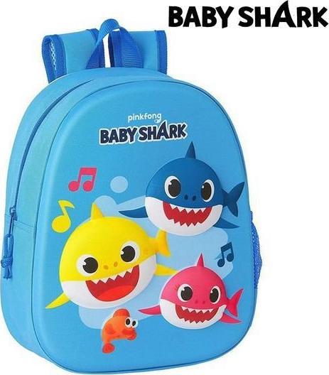 Baby Shark Plecak dziecięcy 3D Baby Shark Jasnoniebieski 1