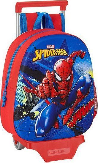 Spiderman Plecak szkolny 3D z kółkami Spiderman (28 x 10 x 67 cm) 1