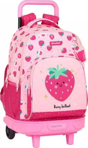 Blackfit8 Torba szkolna z kółkami BlackFit8 Berry Brilliant Różowy 1