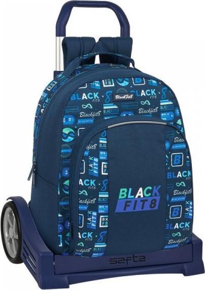 Blackfit8 Torba szkolna z kółkami BlackFit8 Retro 1