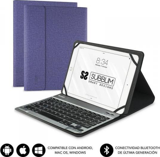 Subblim Torba na Tablet i Klawiaturę Subblim Teclado KEYTAB PRO 10.1" Bluetooth Fioletowy 1