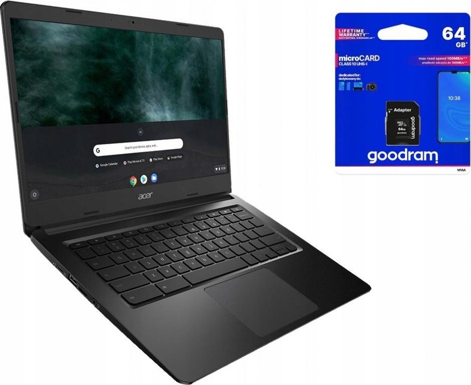 Laptop Acer Chromebook 314 Intel Pentium Silver N 6GB DDR4 128GB eMMC Chrome OS 14" 1