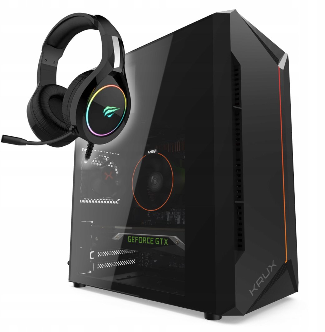 Komputer Gaming Aerocool Cosmo Tower Intel Core i5 GeForce GT 1030 16GB DDR3 512GB SSD Windows 10 Pro 1