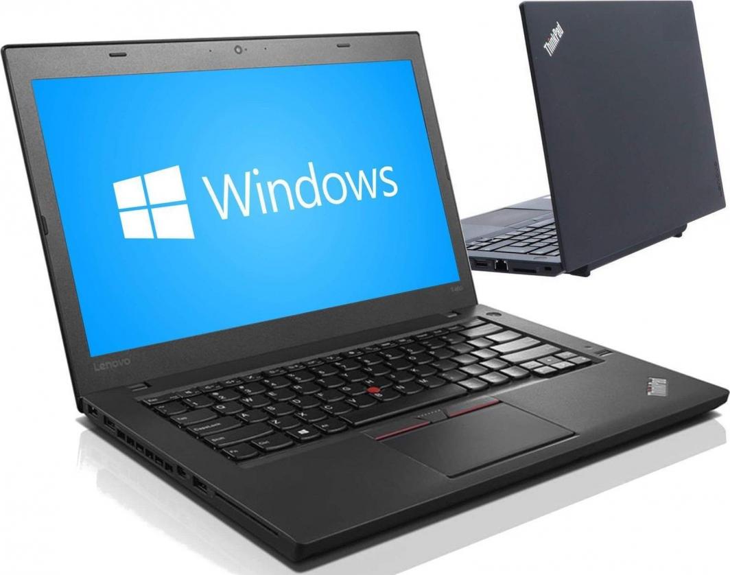 Laptop Lenovo Laptop Lenovo ThinkPad T470 / i5-6200U / 8GB DDR4 / 128GB SSD / 14" FullHD / Klasa A 1