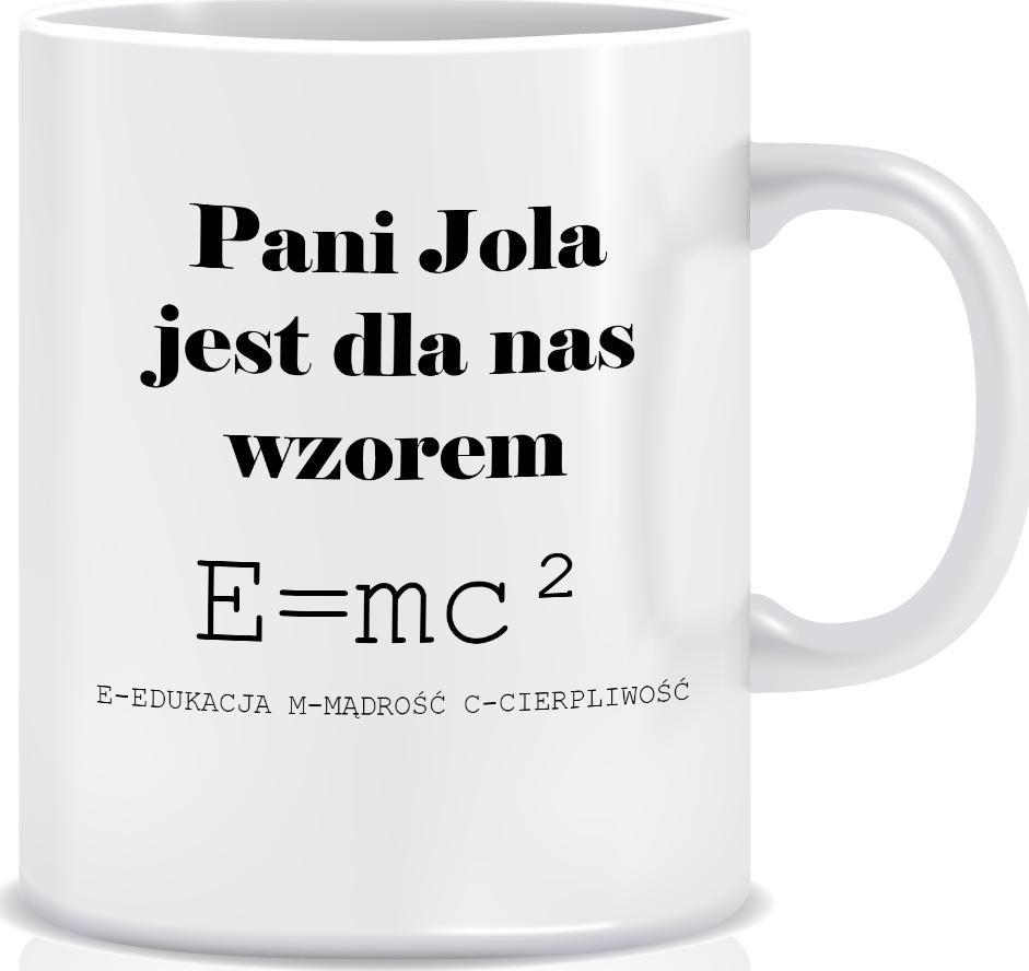 Mitzu Kubek z grafiką dla fizyka (imię, emc2) 1