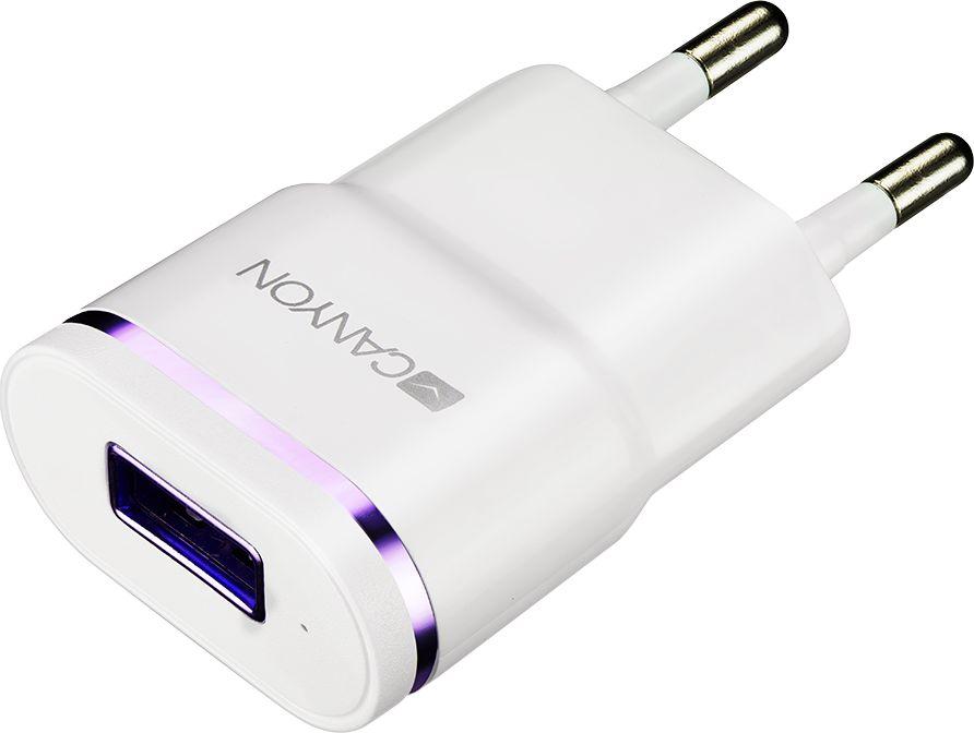 Ładowarka Canyon H-01 1x USB-A 1 A (CNE-CHA01WR) 1