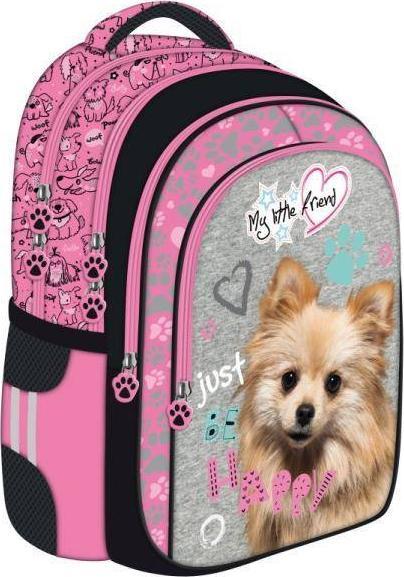 St. Majewski Plecak szkolny BPL-58 My Little Friend różowy pies / pink dog 1