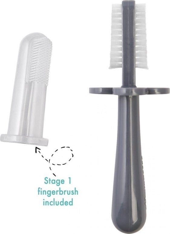 GRABEASE Grabease - Pierwsze szczoteczki Grey 2 PACK 1