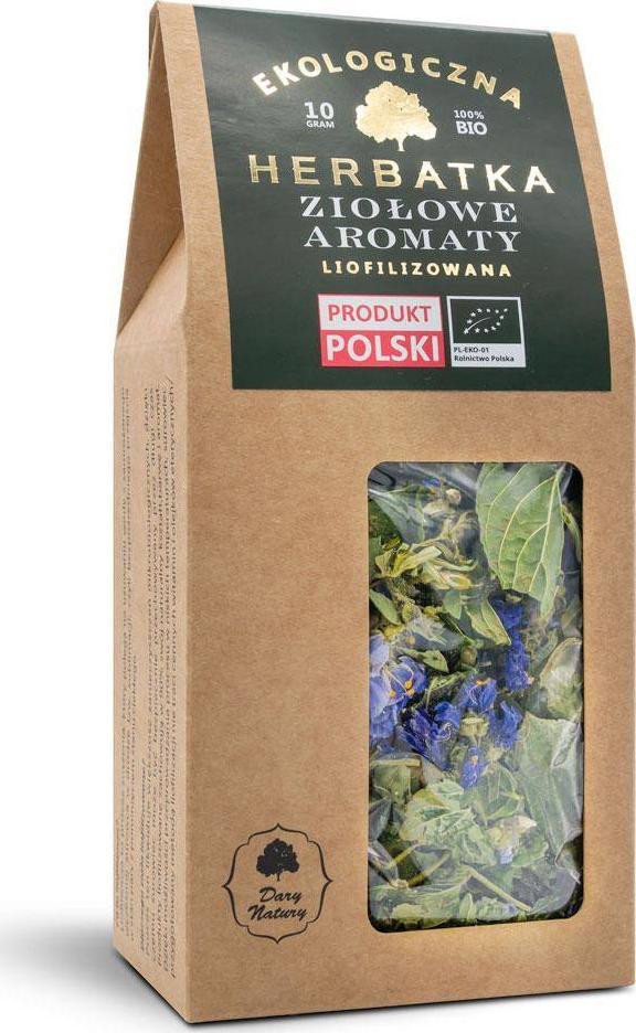 DARY NATURY - herbatki BIO HERBATKA LIOFILIZOWANA ZIOŁOWE AROMATY BIO 10 g - DARY NATURY 1