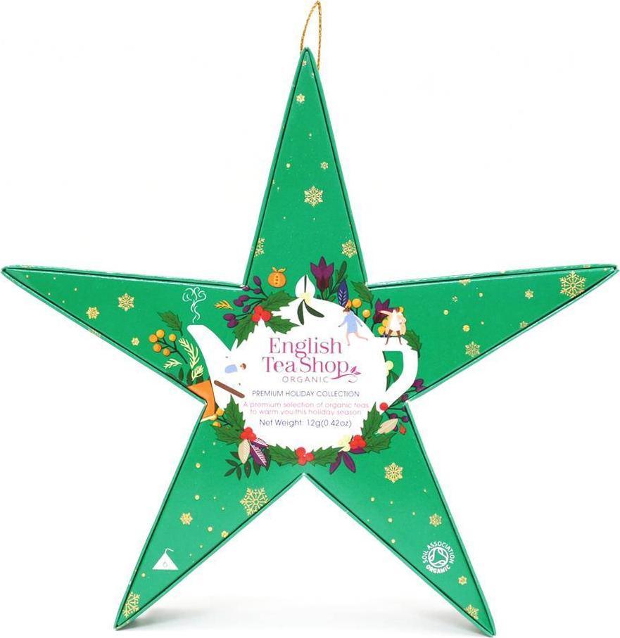 English Tea Shop Herbata BIO Green Star Gift Pack, 6 piramidek 1