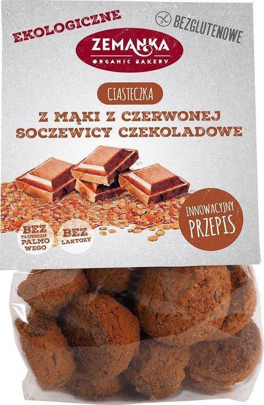 ZEMANKA (ciastka, krakersy bezglutenowe) CIASTKA CZEKOLADOWE BEZGLUTENOWE 100 g - ZEMANKA 1