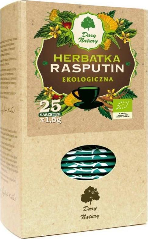 Dary Natury Dary Natury Herbatka Rasputin Eko 25X2,5G 1