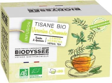 Biodyssee Herbata ziołowa z werbeny cytrynowej 20x1,5g EKO Biodyssee 1