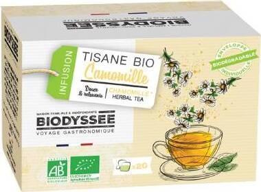 Biodyssee Herbata ziołowa z rumiankiem 20x1,5g EKO Biodyssee 1