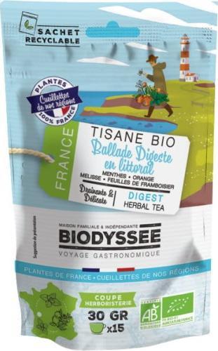 Biodyssee Herbata ziołowa Trawienie 30g EKO Biodyssee 1