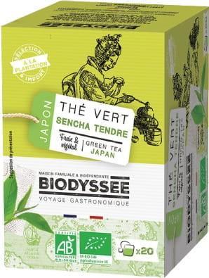 Biodyssee Herbata zielona Sencha 20x1,8g EKO Biodyssee 1