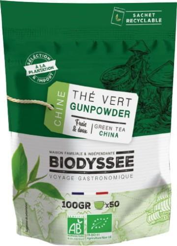 Biodyssee Herbata zielona Gunpowder 100g EKO Biodyssee 1