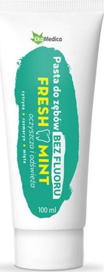 Ekamedica Ekamedica Pasta do zębów bez fluoru 100 ml 1