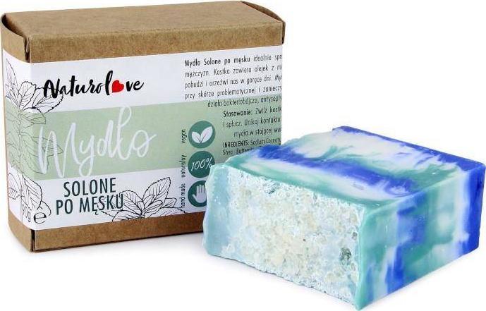 NATUROLOVE Naturolove Mydło Solone po męsku 90 g 1