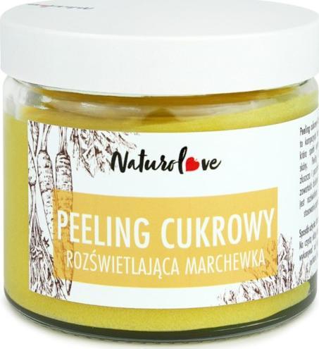 NATUROLOVE Naturolove Peeling cukrowy rozświetlająca marchewk 1