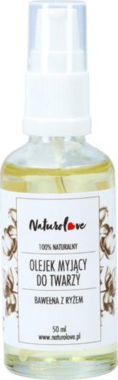 NATUROLOVE Naturolove Olejek myjący do twarzy bawełna z ryżem 1