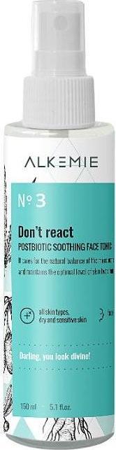 Alkmie Alkmie - Dont React. Postbiotyczny Tonik Łagodzący - 150 ml 1