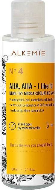 Alkmie Alkmie - AHA, AHA - I like it! Bioaktywny Tonik Mikrozłuszczający - 150 ml 1
