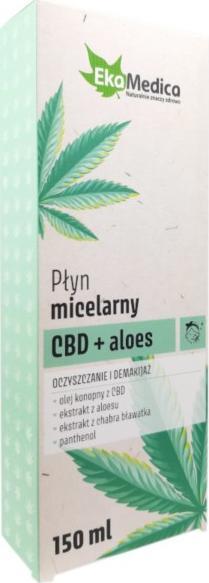 Ekamedica Ekamedica Płyn miceralny CBD i Aloes 150 ml 1