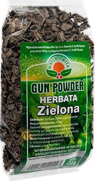 NATURA-WITA NATURA-WITA Herbata Gun Powder zielona 100g 1
