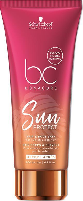 Schwarzkopf SCHWARZKOPF BC Sun Protect Hair & Body Bath szampon do włosów i ciała 200ml 1