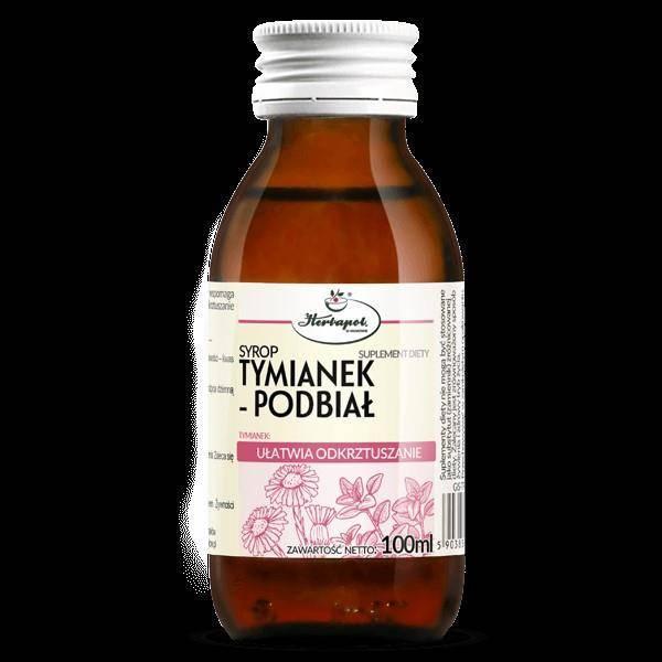 HERBAPOL KRAKÓW Herbapol Syrop tymianek podbiał 100 ml 1