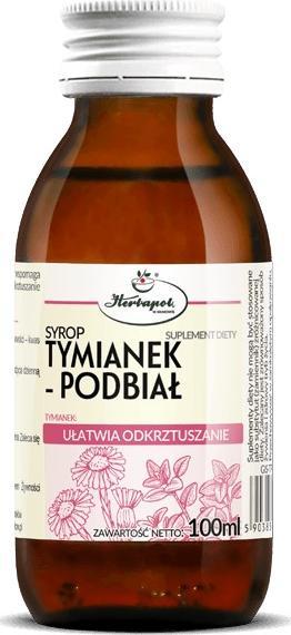 HERBAPOL KRAKÓW Herbapol Syrop Tymianek Podbiał 100 ml 1