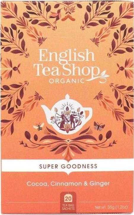 English Tea Shop Herbatka ziołowa z cynamonem, kakao, koprem włoskim i imbirem (20x1,5) BIO 30 g 1