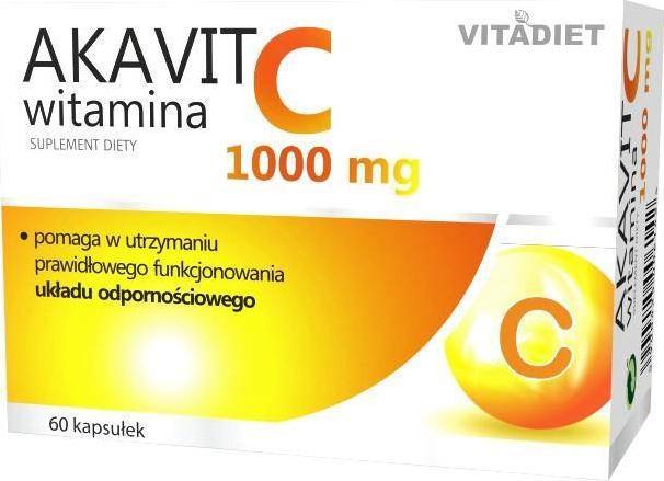 Vitadiet Vitadiet Akavit Witamina C 1000 Mg 60 K Odporność 1