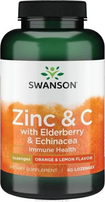Swanson Swanson Cynk Witamina C Czarny Bez Echinacea 1
