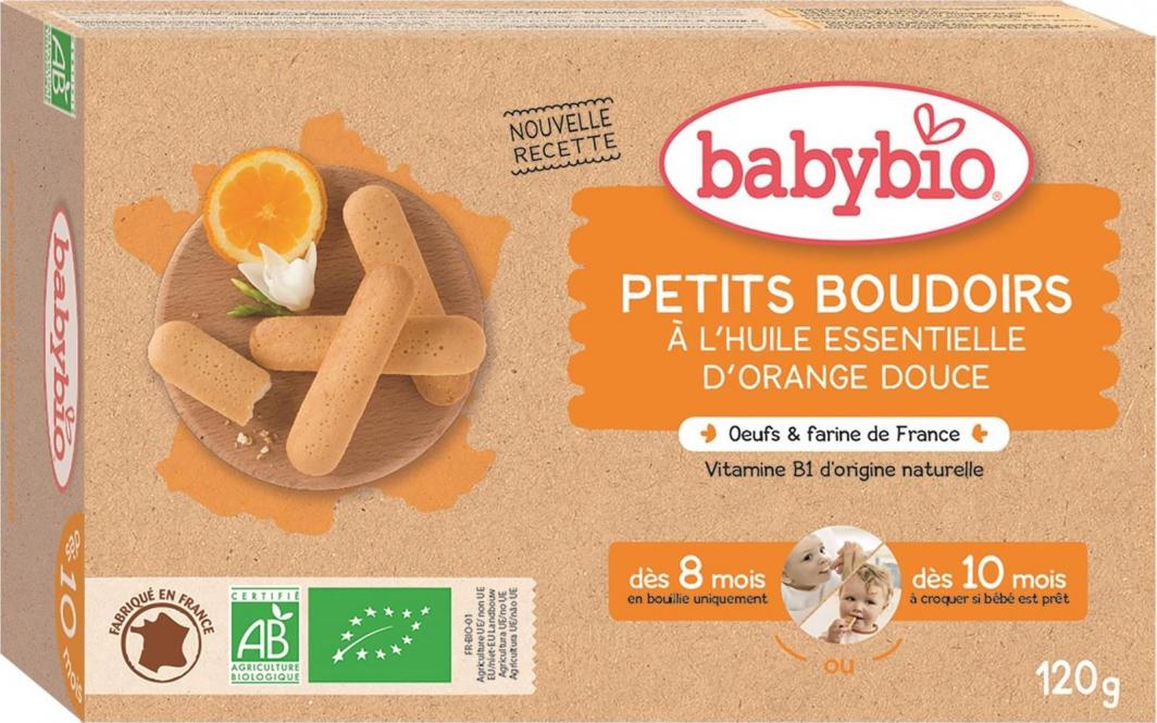 BabyBio Biszkopty z olejkiem pomarańczowym BIO 120 g BabyBio 1